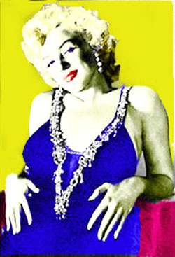 Example of Maryland Monroe that is colored digitally